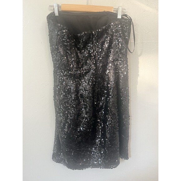 BCBG Generation Size 10 Fit & Flare All Over Sequin Dress Party Cruise Cocktail - Picture 6 of 9